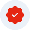 Trust icon displayed as a tick