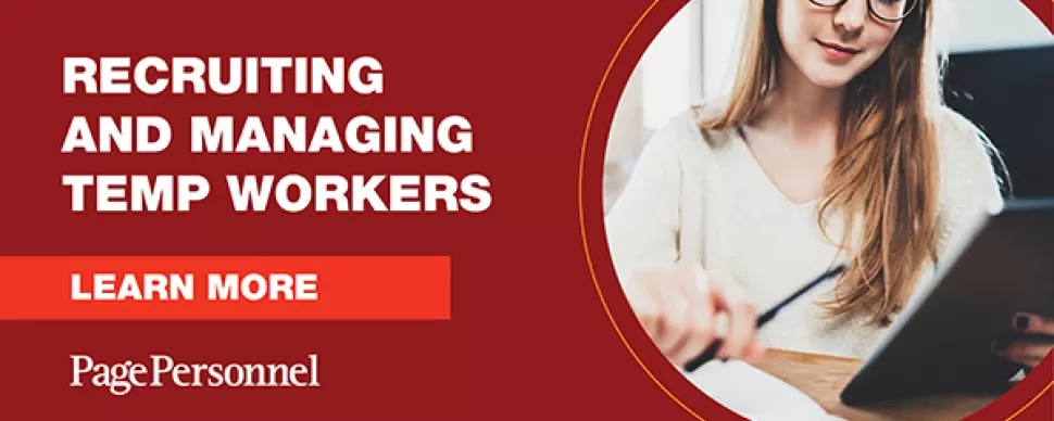 Ad about recruiting and managing temp workers, learn more.